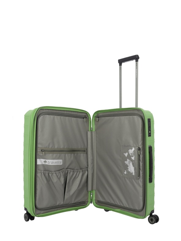 Travelite Travelite Mooby L Зелен куфар