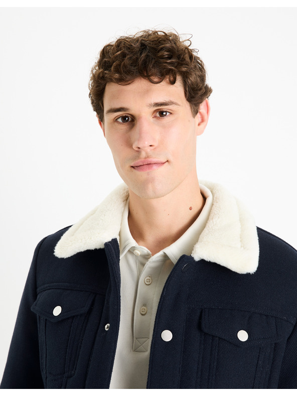 Celio Фуелиса Celio яке с кожа