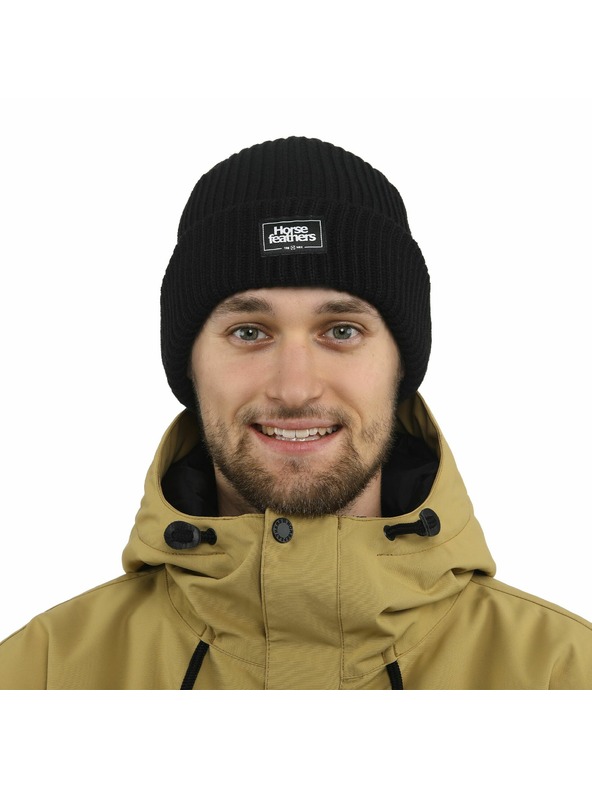 Horsefeathers Шапка Gaine - black HORSEFEATHERS