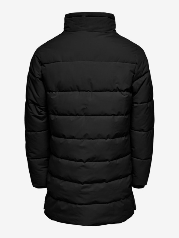 ONLY & SONS Черно мъжко ватирано зимно палто ONLY & SONS Carl