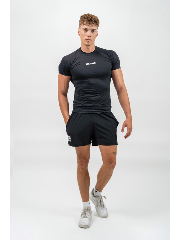 Nebbia Спортни бързосъхнещи шорти RESISTANCE 337 M,черен