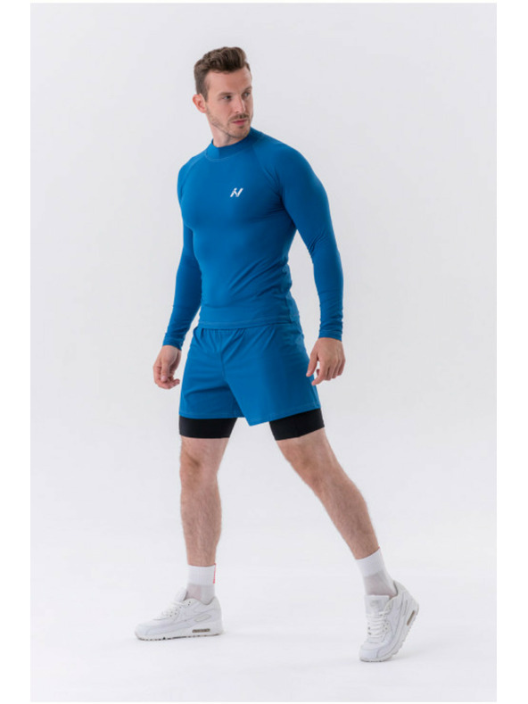 Nebbia Двуслойни къси панталони с джобове за мобилен телефон 318 Blue M,blue