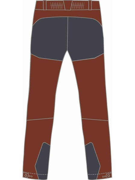 Kilpi Мъжки панталони за спорт на открито Kilpi VILLAIN-M Dark Red