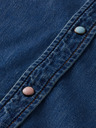 Scotch & Soda Синя мъжка риза от деним Scotch & Soda Работно облекло