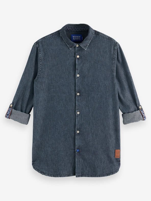 Scotch & Soda Мъжка риза от деним Scotch & Soda