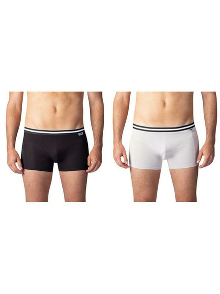 Bellinda Двоен пакет памучни боксерки - 2 пъти черни - сиви