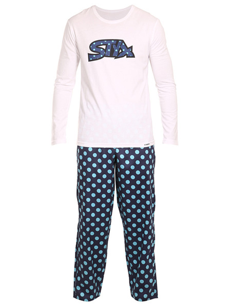 Styx Мъжка пижама на точки Styx