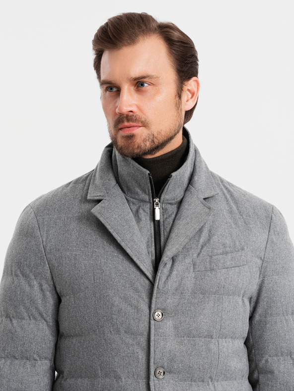 Ombre Clothing Мъжко яке с омбре облекло