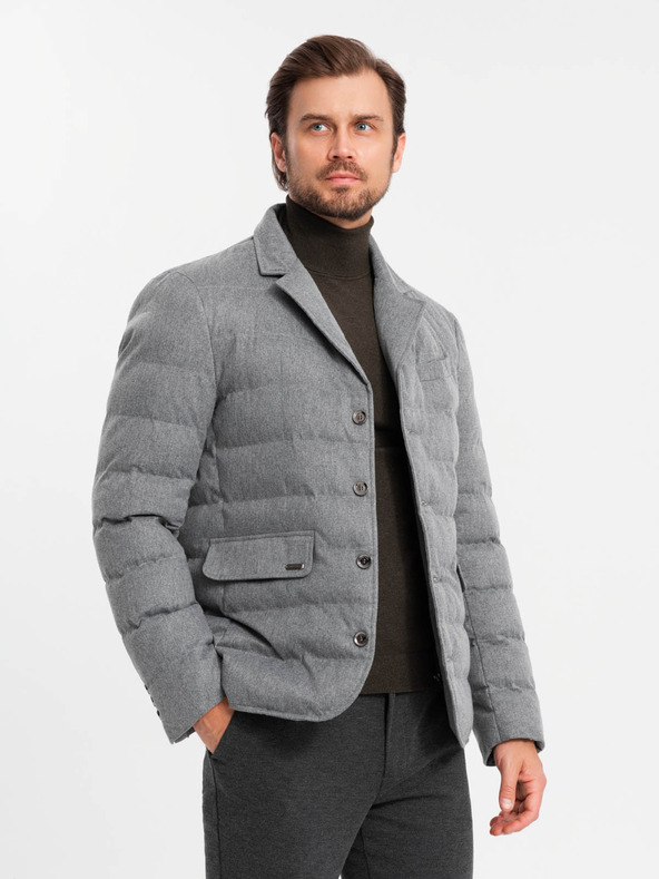 Ombre Clothing Мъжко яке с омбре облекло