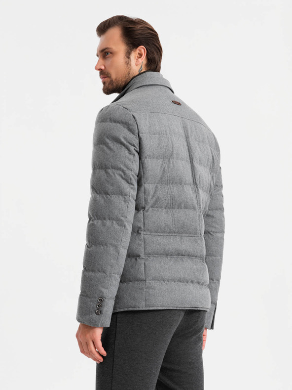 Ombre Clothing Мъжко яке с омбре облекло