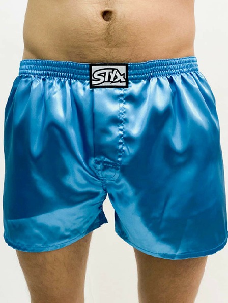 Styx Мъжки шорти Styx Classic с ластик Satin Blue