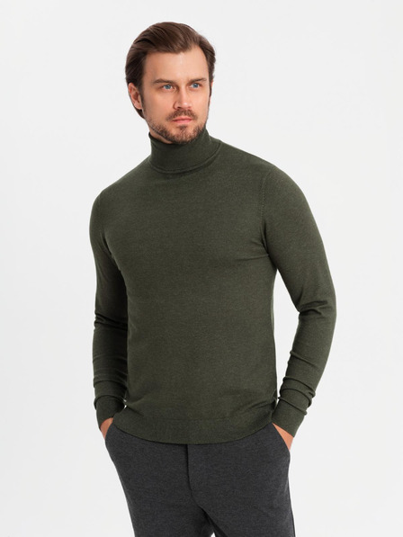 Ombre Clothing Мъжка трикотажна жилетка с вискоза - тъмно сиво V5 OM-SWTN-0127 Ombre Clothing