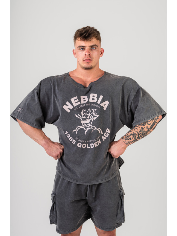 Nebbia Горнище от пран памук GOLDEN AGE 788 M,черно