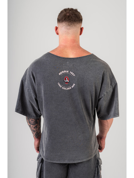 Nebbia Горнище от пран памук GOLDEN AGE 788 M,черно