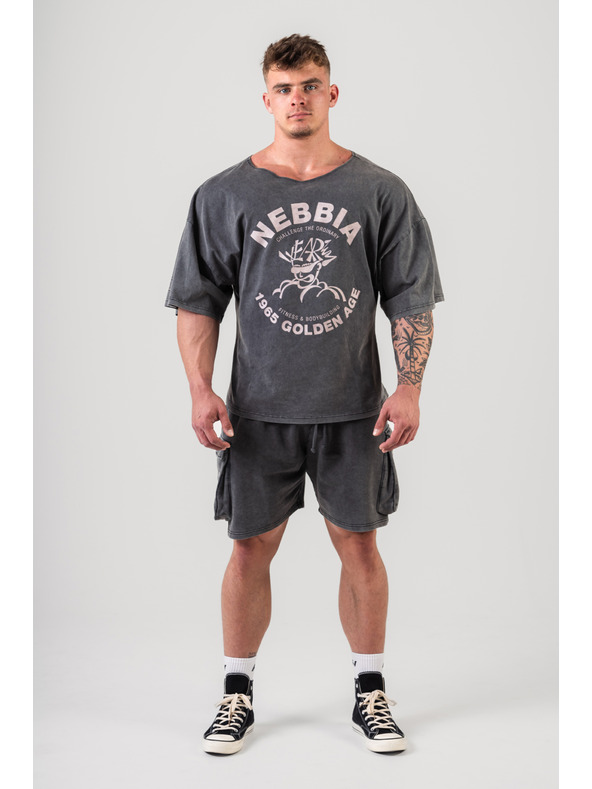 Nebbia Горнище от пран памук GOLDEN AGE 788 M,черно