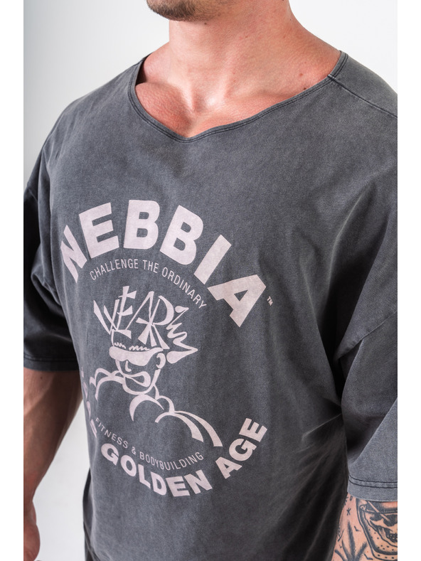 Nebbia Горнище от пран памук GOLDEN AGE 788 M,черно