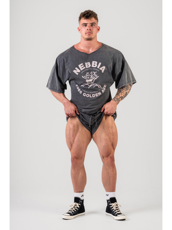 Nebbia Горнище от пран памук GOLDEN AGE 788 M,черно