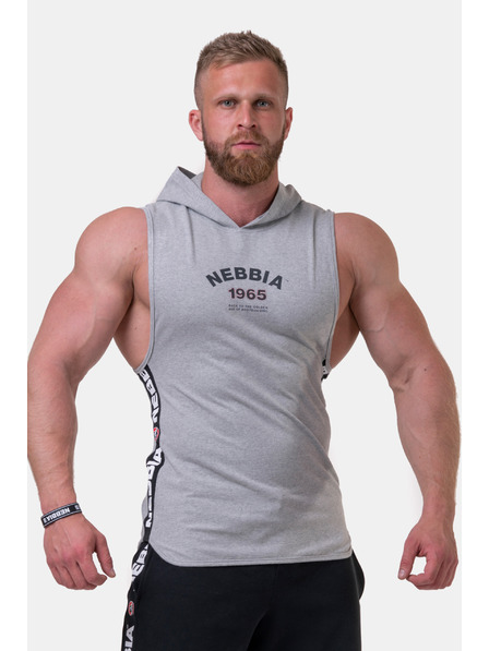 Nebbia Legend-approved тениска с качулка 191 Light Grey Nebbia