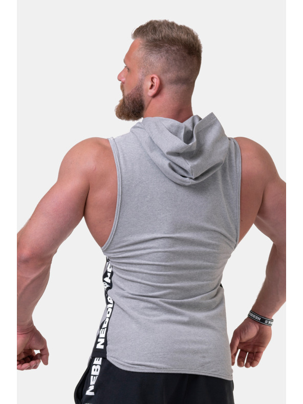 Nebbia Legend-approved тениска с качулка 191 Light Grey Nebbia