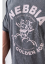 Nebbia Изпрана тениска с голям размер GOLDEN AGE 790 M,черна