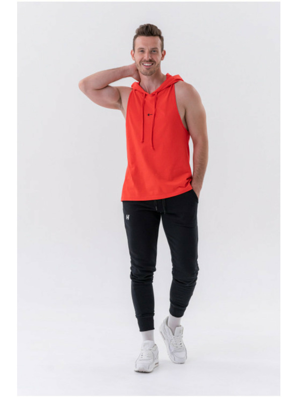 Nebbia Фитнес тениска с качулка 323 Red Nebbia