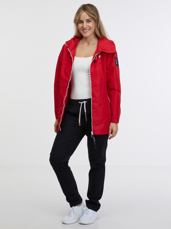 Sam 73 Червено дамско леко яке SAM 73 Albina