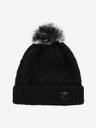 ALPINE PRO Топла шапка с помпон ALPINE PRO GODERE черна