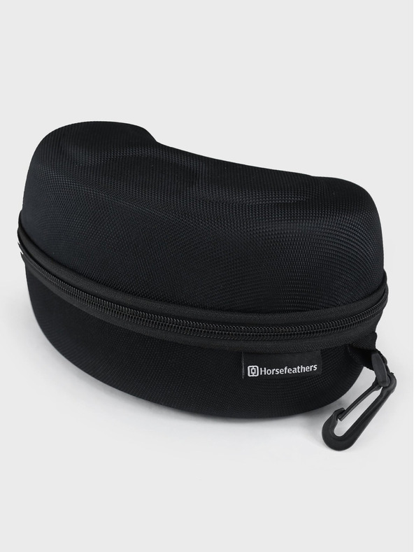 Horsefeathers Очила за сноуборд Edmond - черни/огледално зелени HORSEFEATHERS