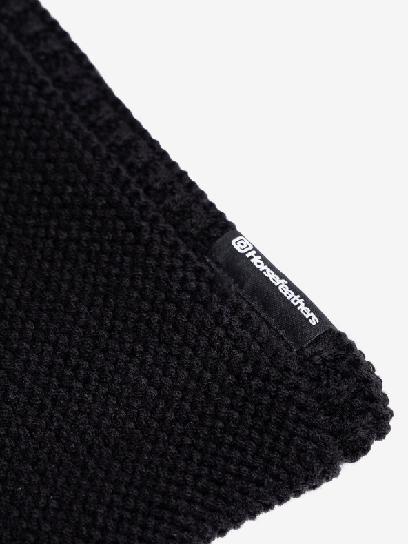 Horsefeathers Вратовръзка Lota - черна HORSEFEATHERS