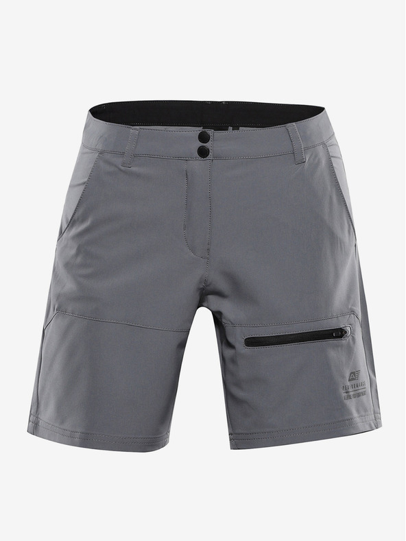 ALPINE PRO Дамски къси панталони от софтшел ALPINE PRO BAKA пушена перла