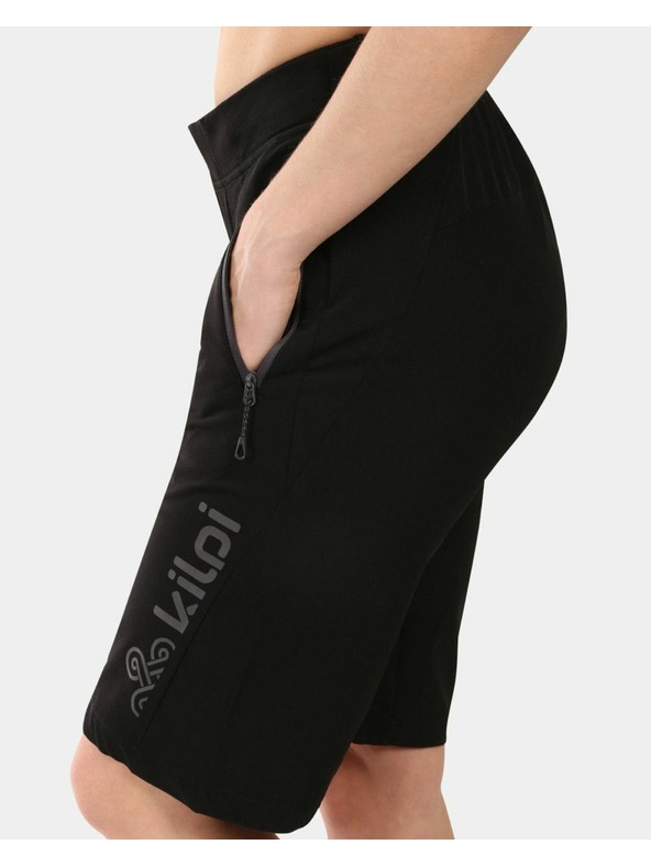 Kilpi Дамски велосипедни шорти Kilpi HIXON-W 2в1 за планинско колоездене Черни