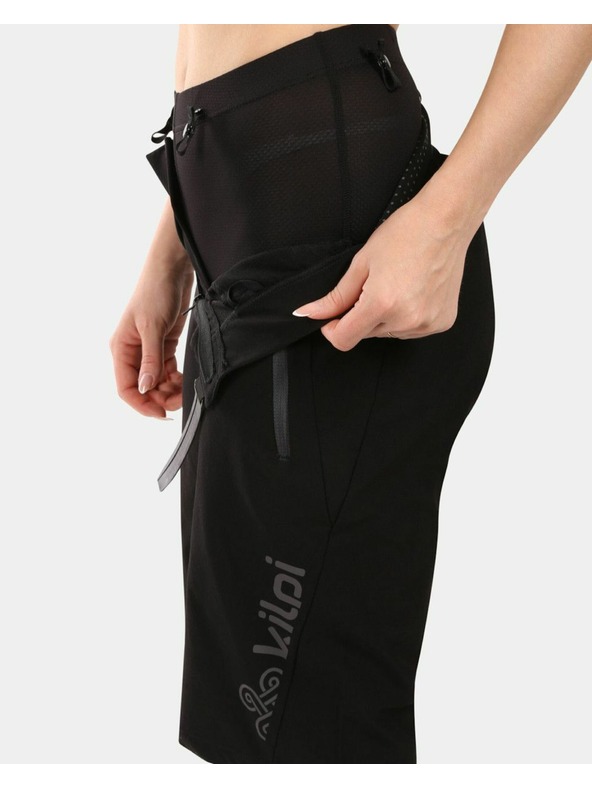 Kilpi Дамски велосипедни шорти Kilpi HIXON-W 2в1 за планинско колоездене Черни