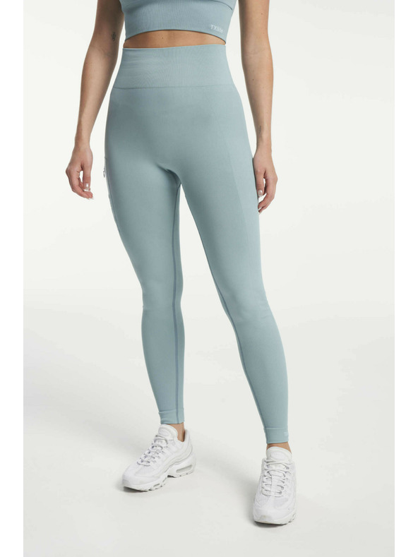 Tenson Дамски безшевни функционални чорапогащи TENSON Seamless Tights W светлосиньо