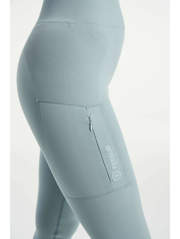 Tenson Дамски безшевни функционални чорапогащи TENSON Seamless Tights W светлосиньо