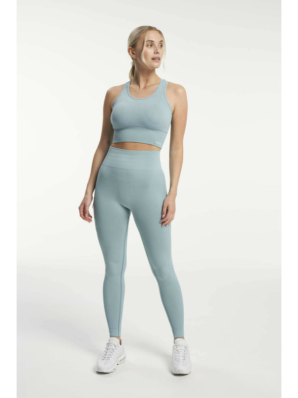 Tenson Дамски безшевни функционални чорапогащи TENSON Seamless Tights W светлосиньо