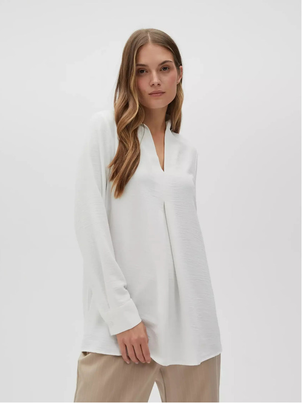 Moodo Бяла дамска блуза Moodo