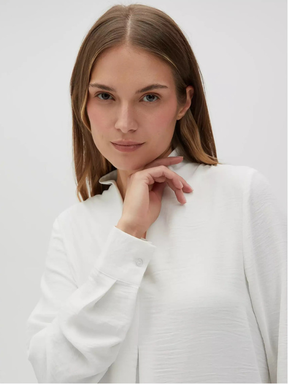 Moodo Бяла дамска блуза Moodo