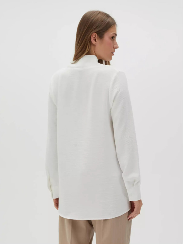 Moodo Бяла дамска блуза Moodo