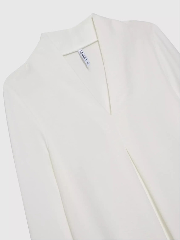 Moodo Бяла дамска блуза Moodo