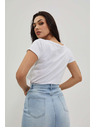 Moodo Дамска тениска L-TS-4019 WHITE Moodo