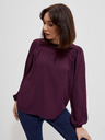 Moodo Бургундска блуза за жени Moodo