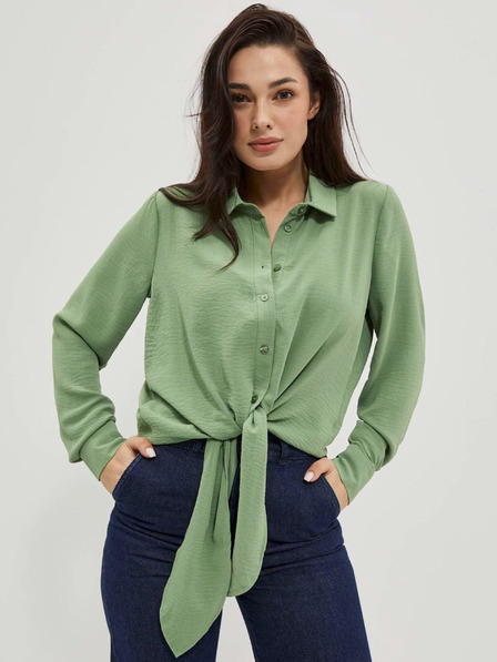 Moodo Зелена дамска риза Moodo