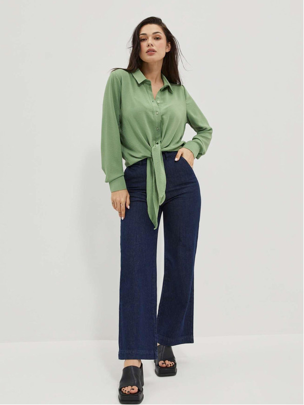 Moodo Зелена дамска риза Moodo