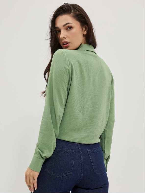 Moodo Зелена дамска риза Moodo