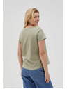 Moodo Дамска маслинено зелена тениска Moodo