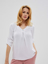 Moodo Бяла дамска блуза Moodo