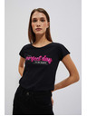 Moodo Дамска тениска L-TS-4020 BLACK Moodo