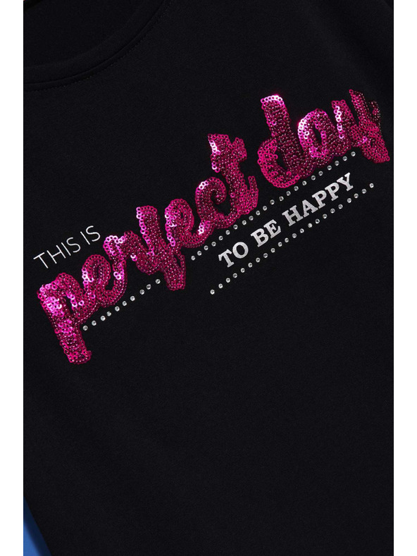 Moodo Дамска тениска L-TS-4020 BLACK Moodo