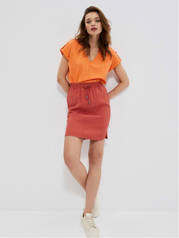 Moodo Оранжева дамска блуза Moodo