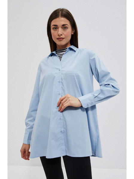Moodo Светлосиня дамска риза Moodo